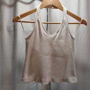 Vintage Girls Old Navy White Halter Top Size Small